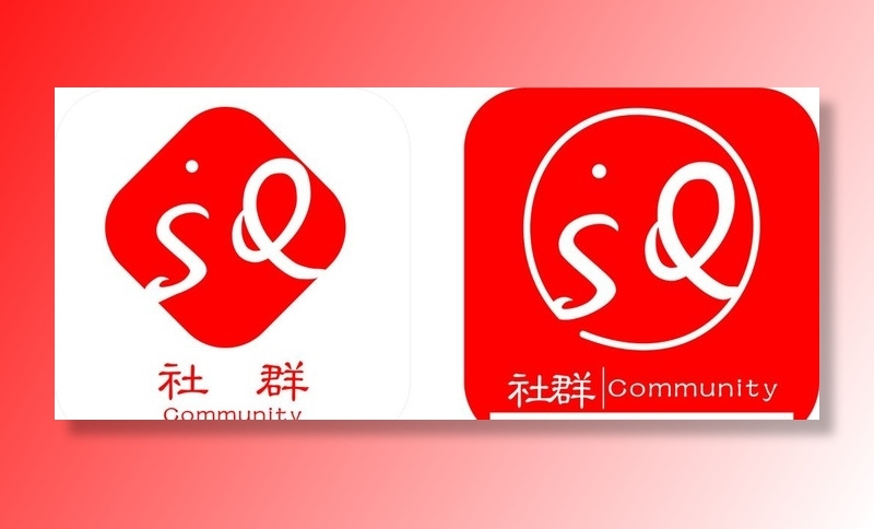 社群logo图片cdr矢量模版下载