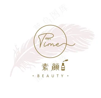 羽毛美甲 美容logo 图标志图片