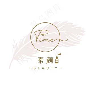 羽毛美甲 美容logo 图标志图片