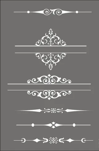 欧式装饰花纹图片