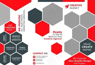 三折页模版图片