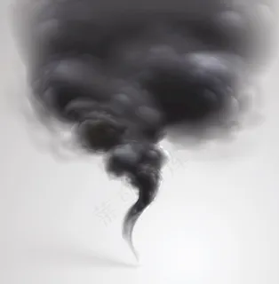 龙卷风烟雾图片