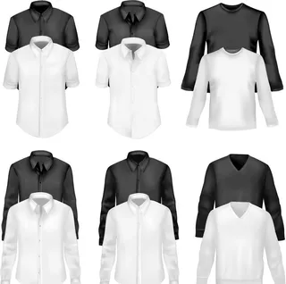 长袖 半袖 卫衣 模板图片