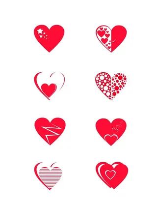 情人节爱心手绘心形图片