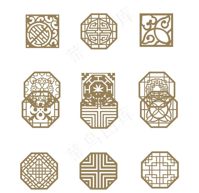 古典中式花边图片