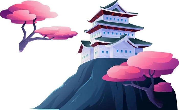 国潮建筑 图片ai矢量模版下载