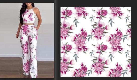 大牌手绘花图片