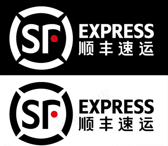 顺丰图片ai矢量模版下载