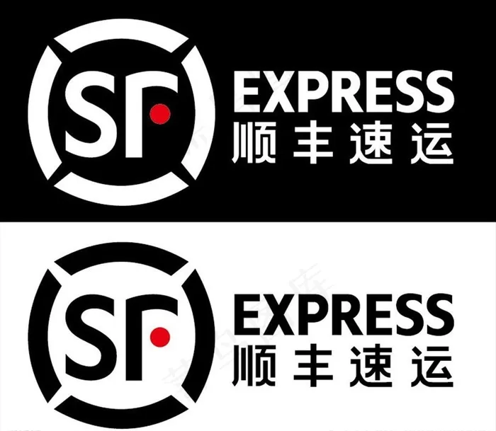 顺丰图片ai矢量模版下载