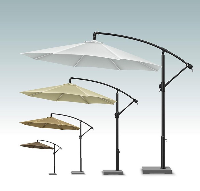 庭院遮阳伞矢量图片