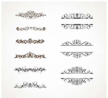 欧式文字框花纹花边图片