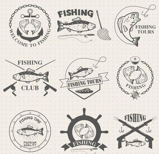 钓鱼俱乐部标志图片