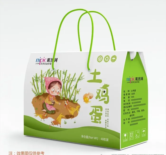 土鸡蛋包装图片cdr矢量模版下载