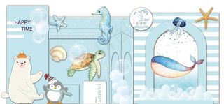 卡通生日宴图片