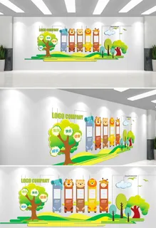 幼儿园文化墙 图片