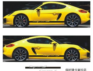 保时捷拉花图片