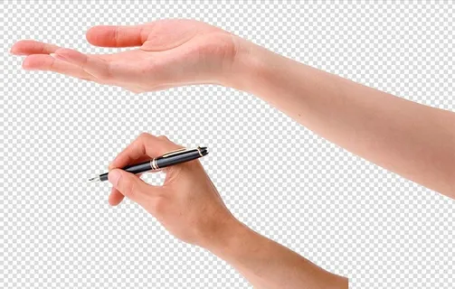 写字的手  展示物品手拿笔的手图片
