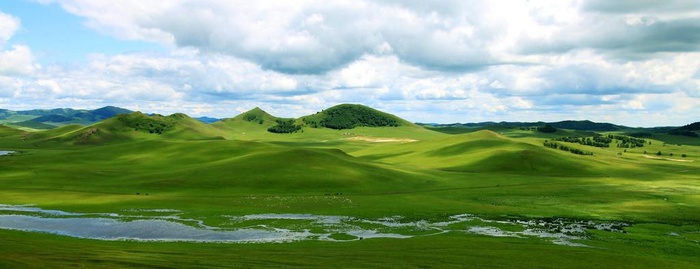 乌兰布统大草原图片