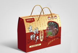 鹿肉包装图片