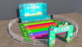 宝宝爬舞台设计图片