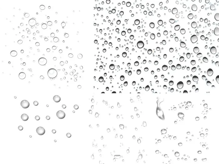 水珠雨滴图片(2160x1686)psd模版下载