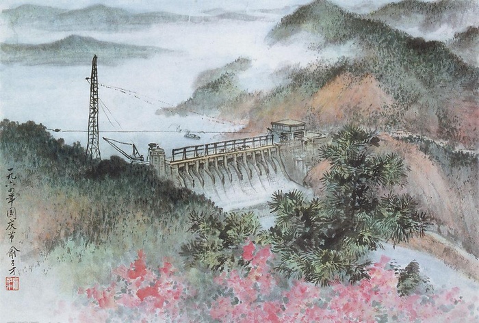 新安江水电站图图片