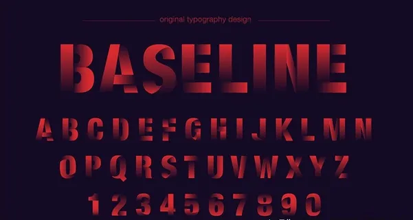 英文字母设计图片