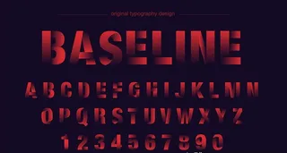 英文字母设计图片