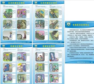自动扶梯安全知识图片