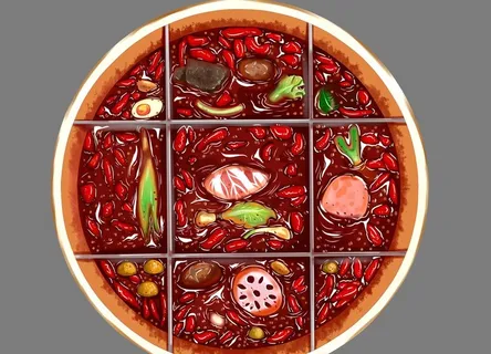 九宫格火锅图片