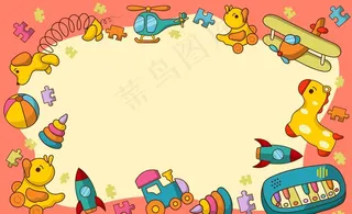 玩具背景图片