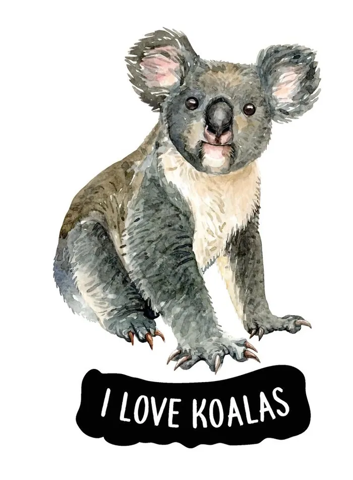 水彩动物图片eps,ai矢量模版下载