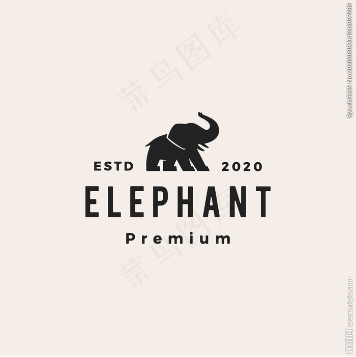 大象矢量标志图片eps,ai矢量模版下载