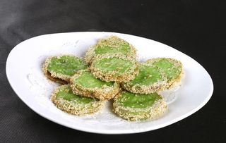 绿茶饼图片