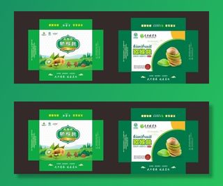 猕猴桃绿色包装盒礼盒图片