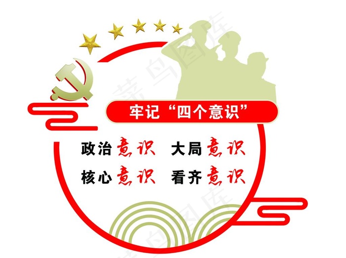 牢记四个意识图片