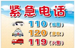幼儿园紧急电话图片