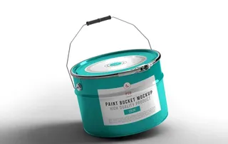 油漆桶子样机 图片