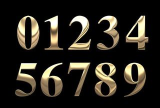 质感金属数字图片