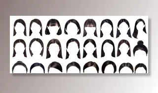 女发型素材图片