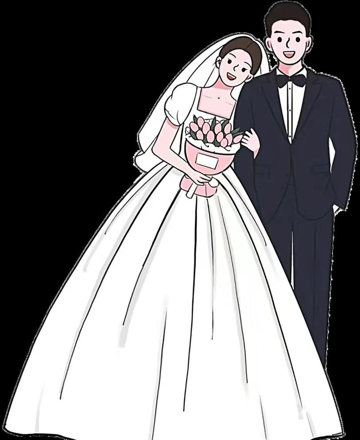 卡通结婚订婚迎宾牌图片(5309x6693)