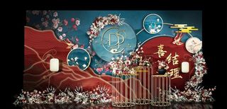 蓝色婚礼 psd婚礼图片