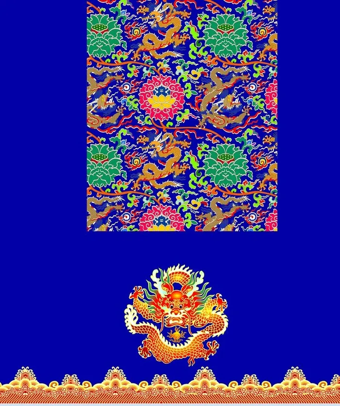 龙纹龙袍图片