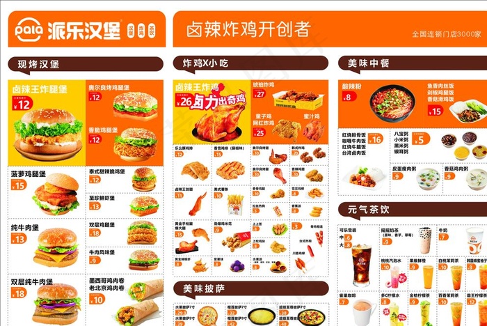 汉堡图片cdr矢量模版下载