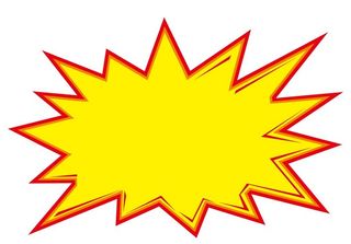 爆炸框黄色价格标签图片