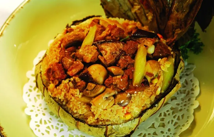 荷香排骨饭图片