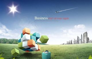 立方体魔方建筑图片