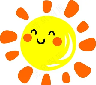 卡通太阳图片