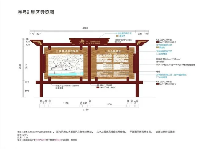 景区导视标识系统图片cdr矢量模版下载