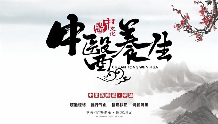 中医养生海报  图片